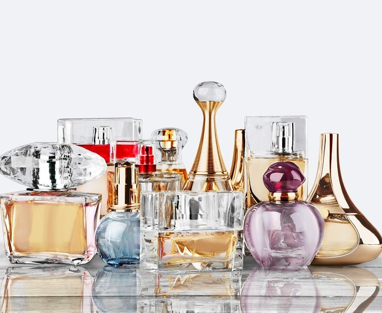 شیشه های زیبای عطر