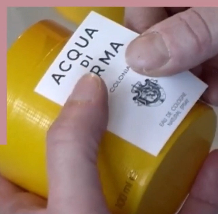 طراحی زرد رنگ بوتیک اکوا دی پارما