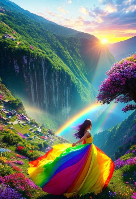 رنگین کمان عشق.....