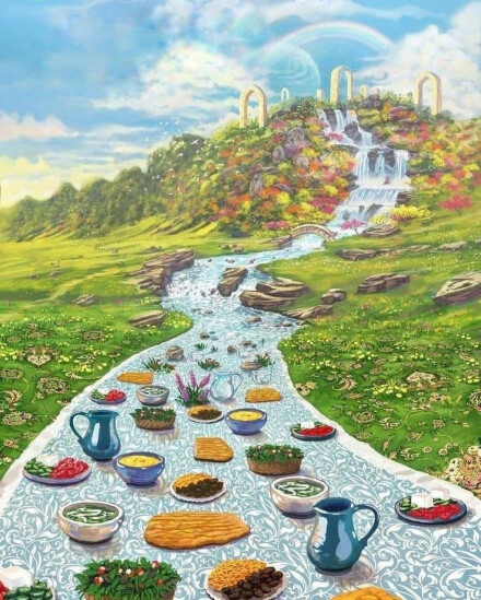 سفره ی خداوند....