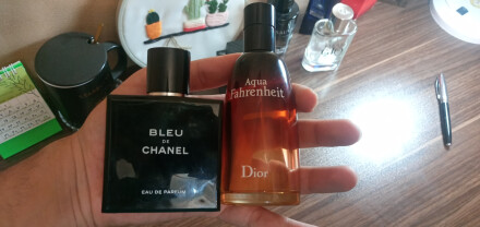 Aqua fahrenheit & bleu de chanel