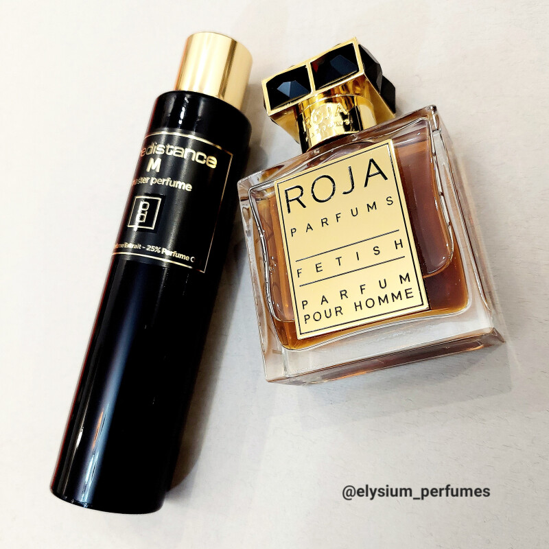 ROJA FETISH Parfum Pour Homme vs. Puredistance M