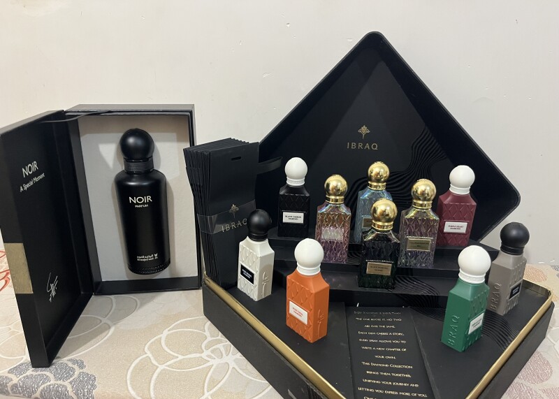 یه گوشه از کلکسیون عطرهای جدید عربستانی من😍