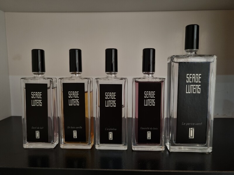 My dark little library of scents