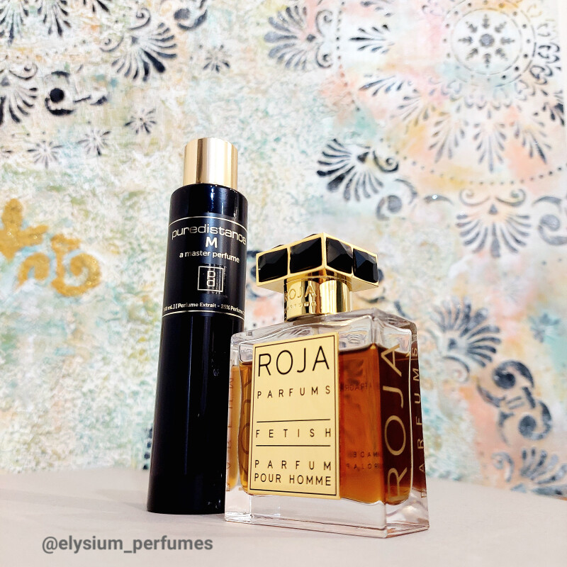 ROJA FETISH Parfum Pour Homme vs. Puredistance M