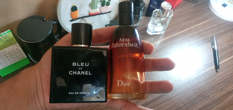 Aqua fahrenheit & bleu de chanel