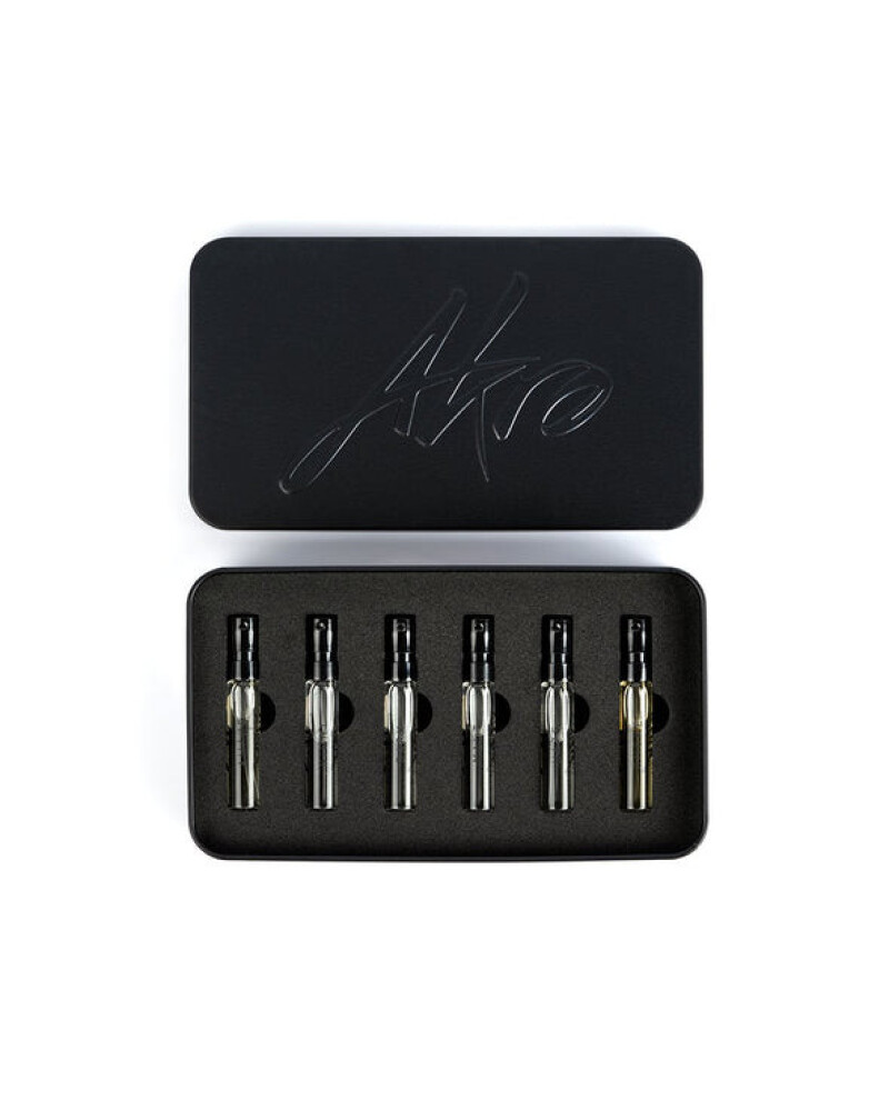 عطرهای:1-دارک وود و اینتنس عود(اوریفلیم) 2-نویر(اس تی دو پونت) 3-زیرو آیکون، بلو د شنل(EDP) ،کابوچارد، جُوان ماسک 4-ایسیا(ISA)5-ست سمپل اکرو