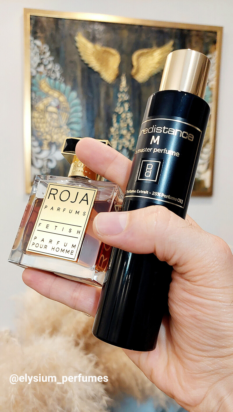 ROJA FETISH Parfum Pour Homme vs. Puredistance M