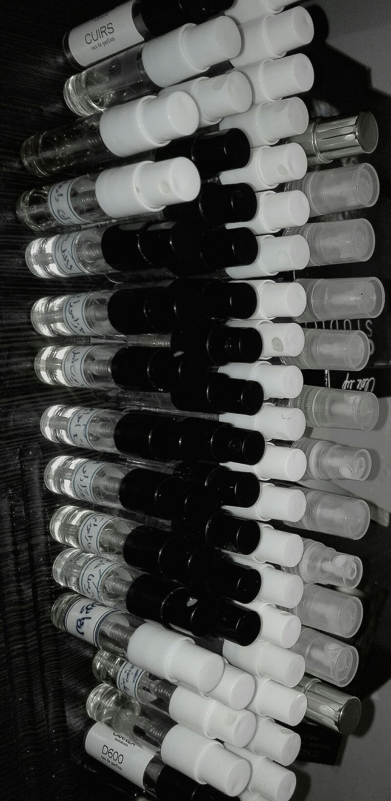 تست عطر + ترکیب اسکلت بندی اکورد پودری 