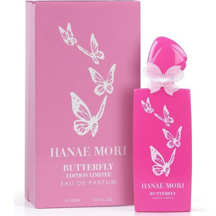 hanae mori pink butterfly