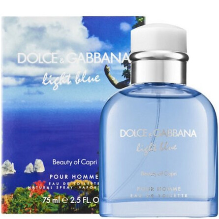 Light Blue Pour Homme Beauty of Capri-دولچه گابانا لایت بلو پور هوم بیوتی آف کپری