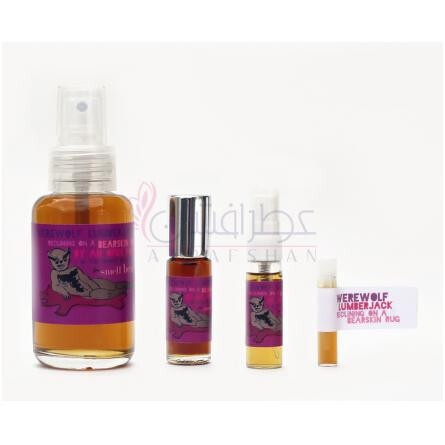 Werewolf Lumberjack Reclining on a Bearskin Rug-اسمل بنت ور وواف لامبرجک رکلاینینگ ان ا برسکین راگ