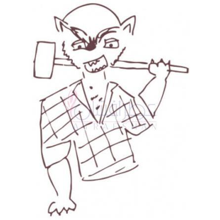 Werewolf Lumberjack-اسمل بنت ور وواف لامبرجک