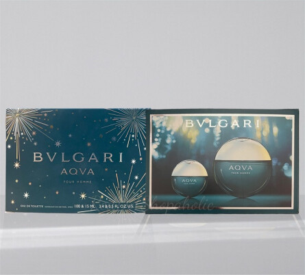 Aqva Pour Homme (M) Edt Gift Set -گیفت ست بولگاری آکوا پور هوم 100 میل + 15 میل