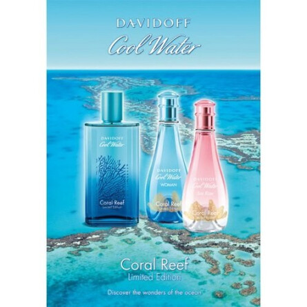 Cool Water Sea Rose Coral Reef Edition-دیویدوف کول واتر سی رز کورال ریف ادیشن