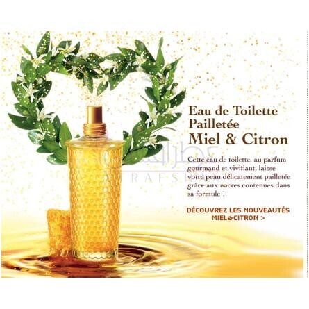 Miel & Citron Pailletee Shimmering-لوکسیتان ان پروونس میل سیتغون پاییته – عسل و لیموی درخشان