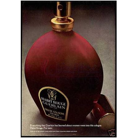 Habit Rouge Eau de Cologne-گرلن هبیت رژ او د کلن