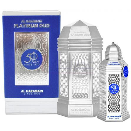 50 Years Platinum Oud-الحرمین 50 یرز پلاتینیوم عود