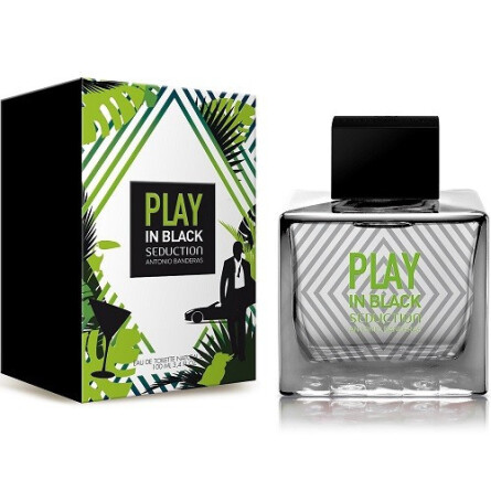 Play In Black Seduction for Men-آنتونیو باندراس پلی این بلک سداکشن مردانه