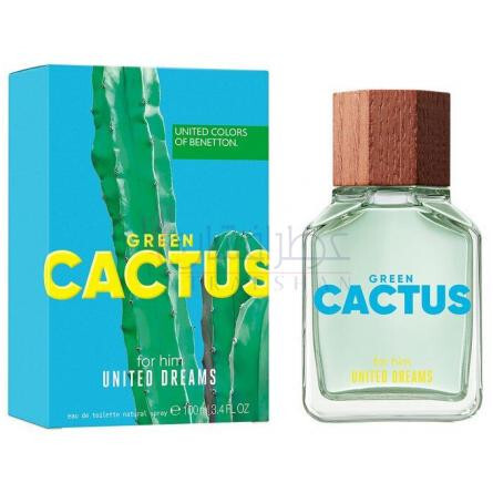 United Dreams Green Cactus For Him-بنتون یونایتد دریمز گرین کاکتوس فور هیم
