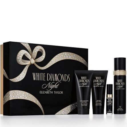 elizabeth taylor white diamonds night gift set