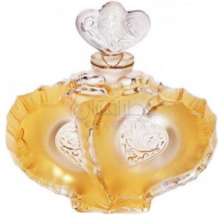 Lalique de Lalique Deux Coeurs Crystal Flacon-لالیک د لالیک دو کویرز گریستال فلاکون
