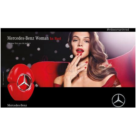 Mercedes-Benz Woman In Red-مرسدس بنز وومن این رد