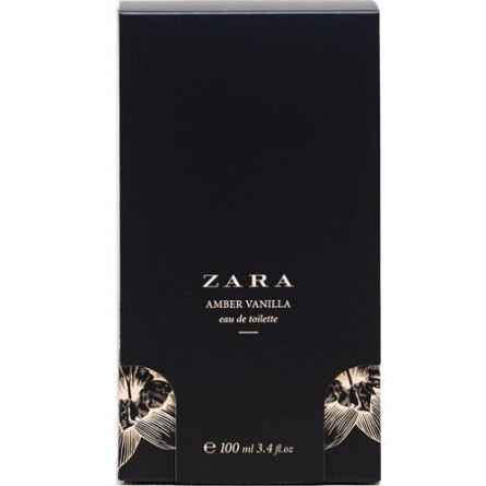 amber vanilla perfume zara