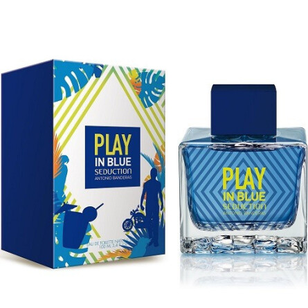 Play In Blue Seduction For Men-آنتونیو باندراس پلی این بلو سداکشن مردانه